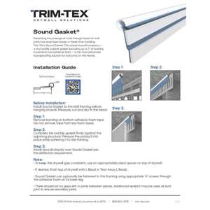 Preview of Sound Gasket Installation Guide R1