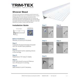 Preview of Shower Bead Installation Guide