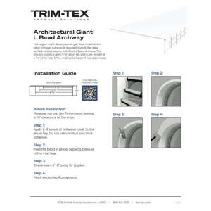 Preview of Architectural Giant L Bead Archway Installation Guide