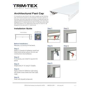 Preview of Architectural Fast Cap Installation Guide