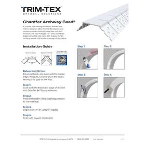 Preview of Chamfer Archway Bead Installation Guide