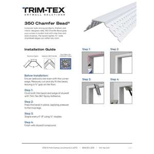 Preview of 350 Chamfer Bead Installation Guide-1