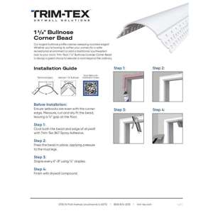 Preview of 1.5 Bullnose Corner Bead Installation Guide